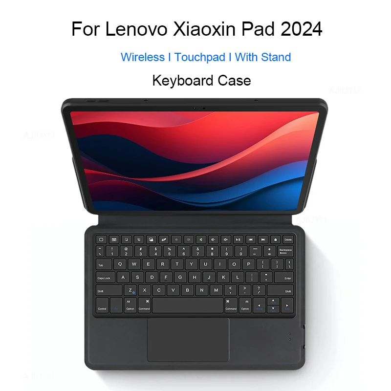 Keyboard Case For Lenovo Xiaoxin Pad 2024 11 Inch Tab M11 TB-331FC Tablet Touchpad Wireless Keyboard Protective Stand Cover