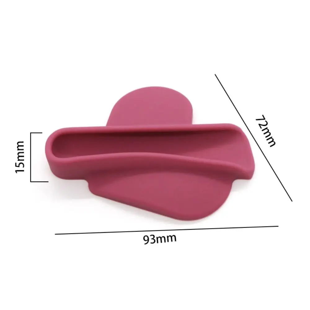 Supporto per rossetto in Silicone per telefono custodia per cellulare a forma di cuore accessori per supporto per Stick posteriore con smalto per labbra custodia protettiva per Stick