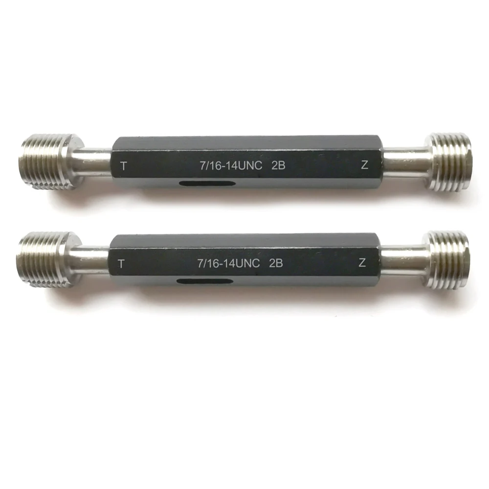 Imagem -05 - Calibre de Rosca Unificado 2b Unc Unf Unef Uns 16 Mão Direita Plugue de Parafuso Fino Calibres Gage Ferramentas Unc7 16 Unf7 16 Un7 1614 1620