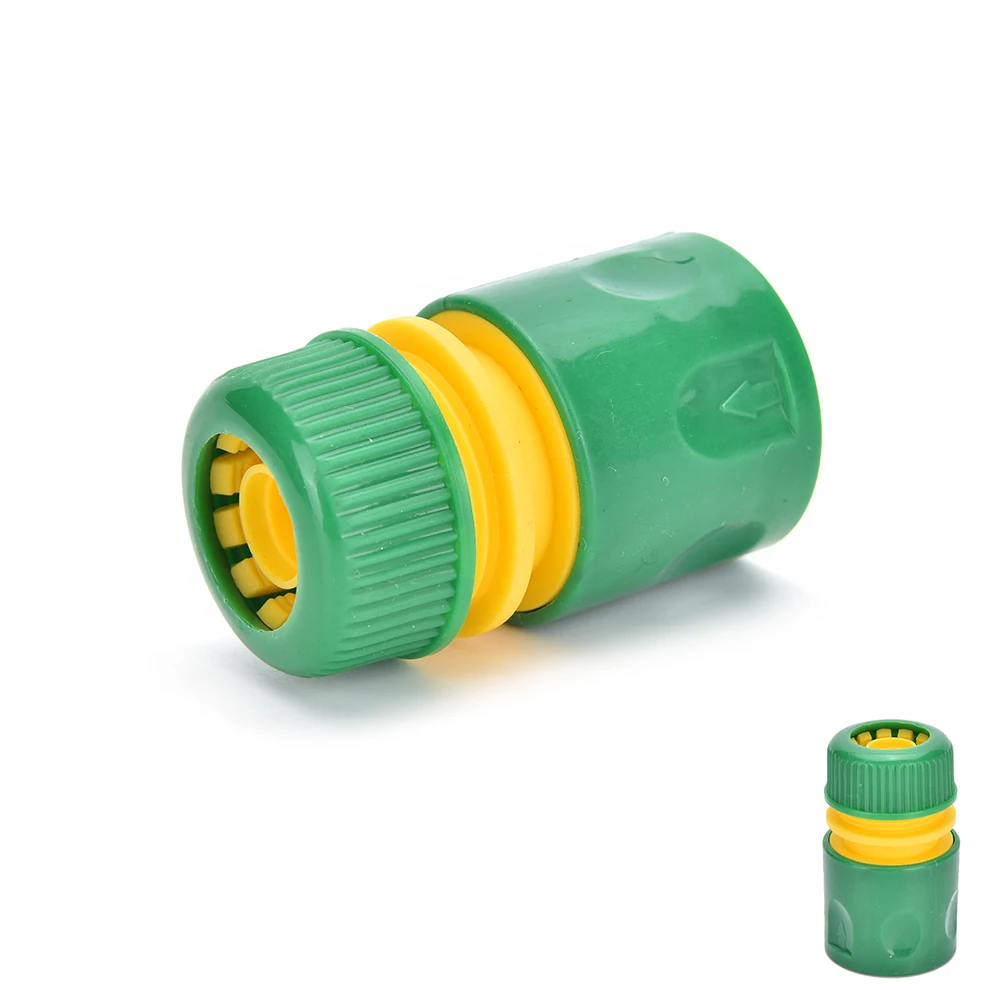 

1PCS 34mm 1/2" Hose Pipe Fitting Set Quick Yellow Water Connector Adaptor Garden Lawn Tap Water Pipe Connector Drop Shipping