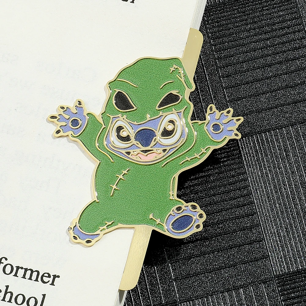 Creative Stitch Oogie Boogie Metal Bookmark Brass Book Page Clips Cute Book Accessories Gift for Fans Reading Studying Supplies