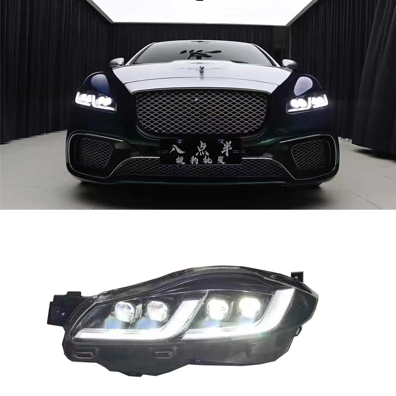 

For Suitable for 2010-2019 Jaguar XJ Upgrade Four-eye Ultra-bright Headlights