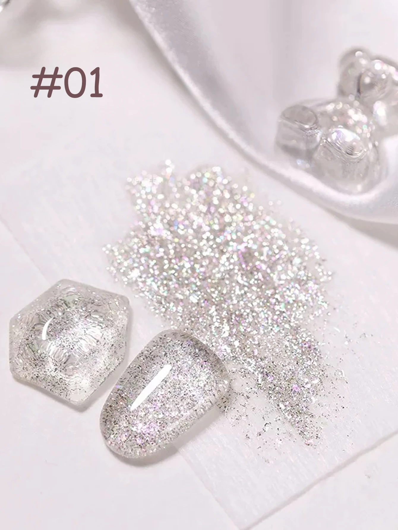 1 pçs tc 2025 verão unhas nova folha super brilhante arte do prego suprimentos moda popular pesado explosivo glitter gel unha polonês