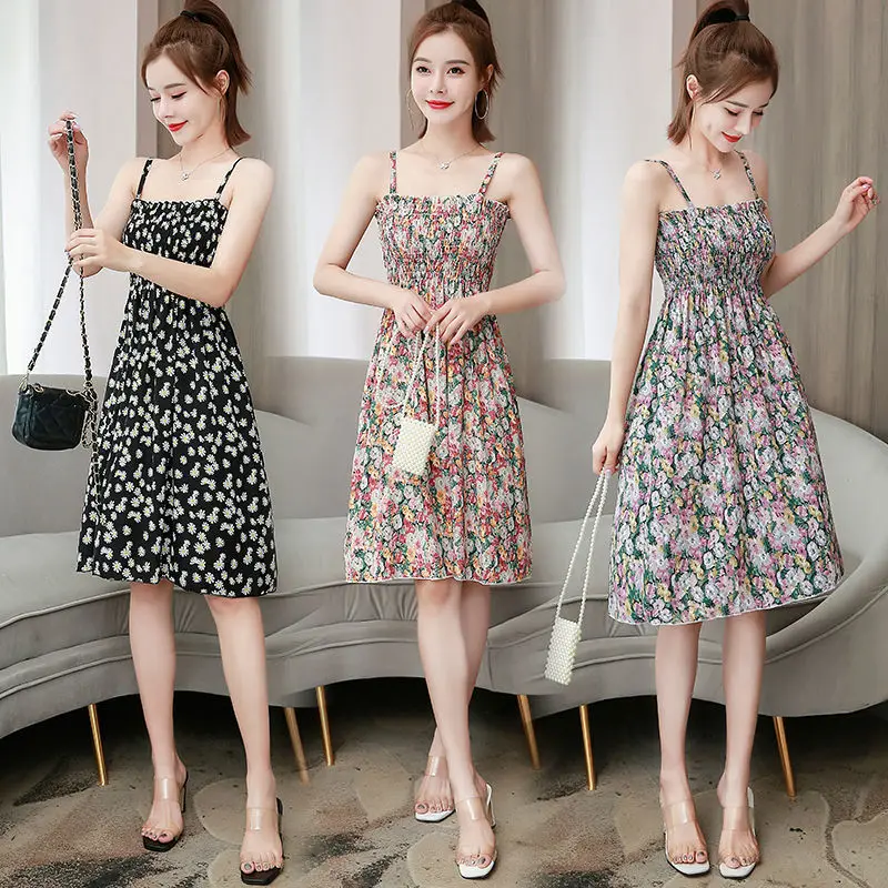 Vestido de verão deslizamento floral mulher vestido cetim chiffon vestidos para mulheres flor de seda 2024 moda alta qualidade luxo elegante chique xxl g