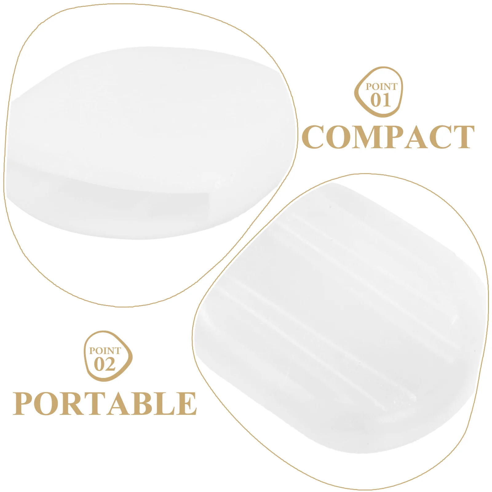 

40pcs Clip Pads Soft Durable Replacement Lightweight Thin Skid-Resistant Cushion Mat For Most Ear Clamps Transparent Antipain
