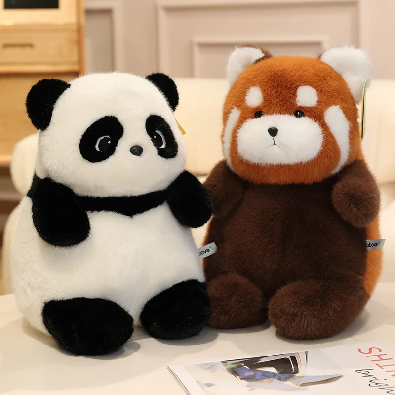 Kawaii Soft Animal Series Pluche Pop Olifant Rode Panda Varken Pinguïn Zegel Pluche Slaap Sussen Pop Cadeau