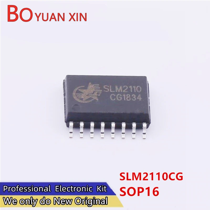 

10PCS SLM2110CG SLM2110C SLM2110 SOP16 600V High and Low Side Driver ull Bridge/Half Bridge Driver SOIC-16(WB)