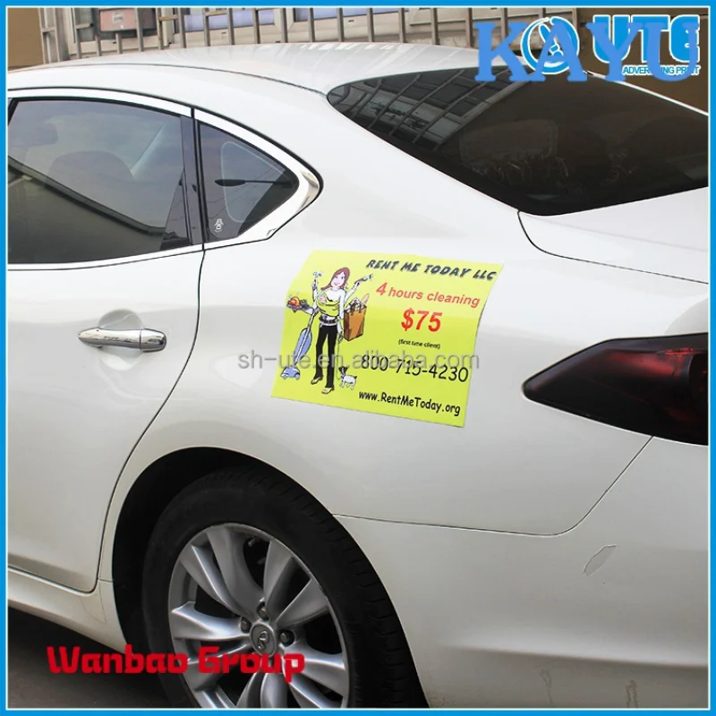 Magnetische Autosticker, Reflecteer Lichte Magneet Autosticker, Pvc Magnetische Stickers