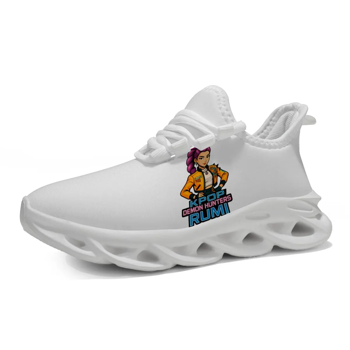 

Kpop Demon Hunters Rumi повседневные кроссовки с героями мультфильмов спортивная обувь мужские женские удобные кроссовки обувь для пар высокого качества