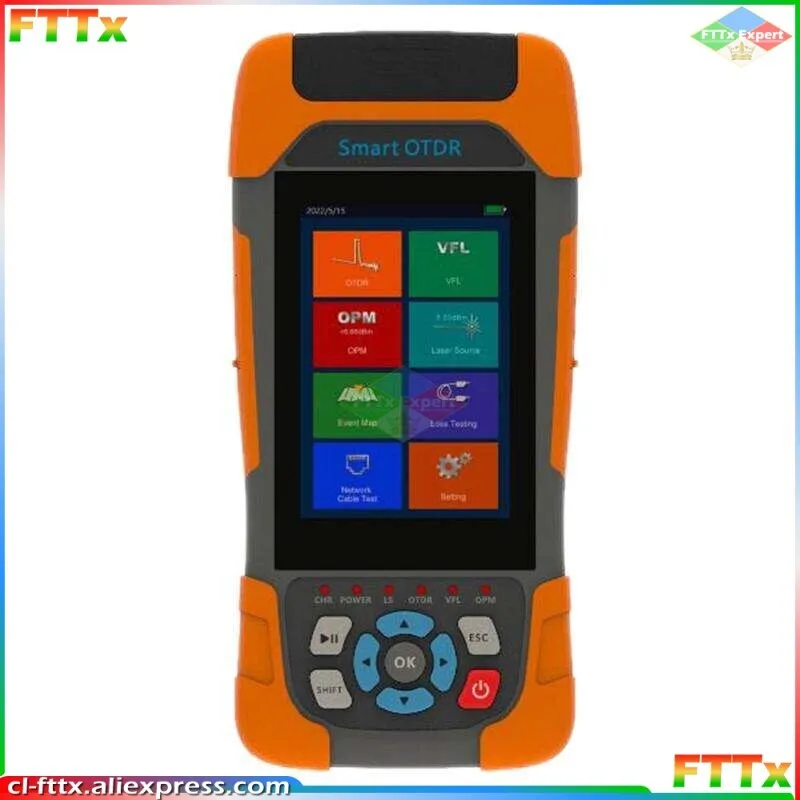 

Smart Mini OTDR 1310/1550nm Dual Wavelength 24/22dB Fiber Optic Smart OTDR, Support VFL/OLS/OPM/IOLA-Event Map/RJ45 Cable Tester