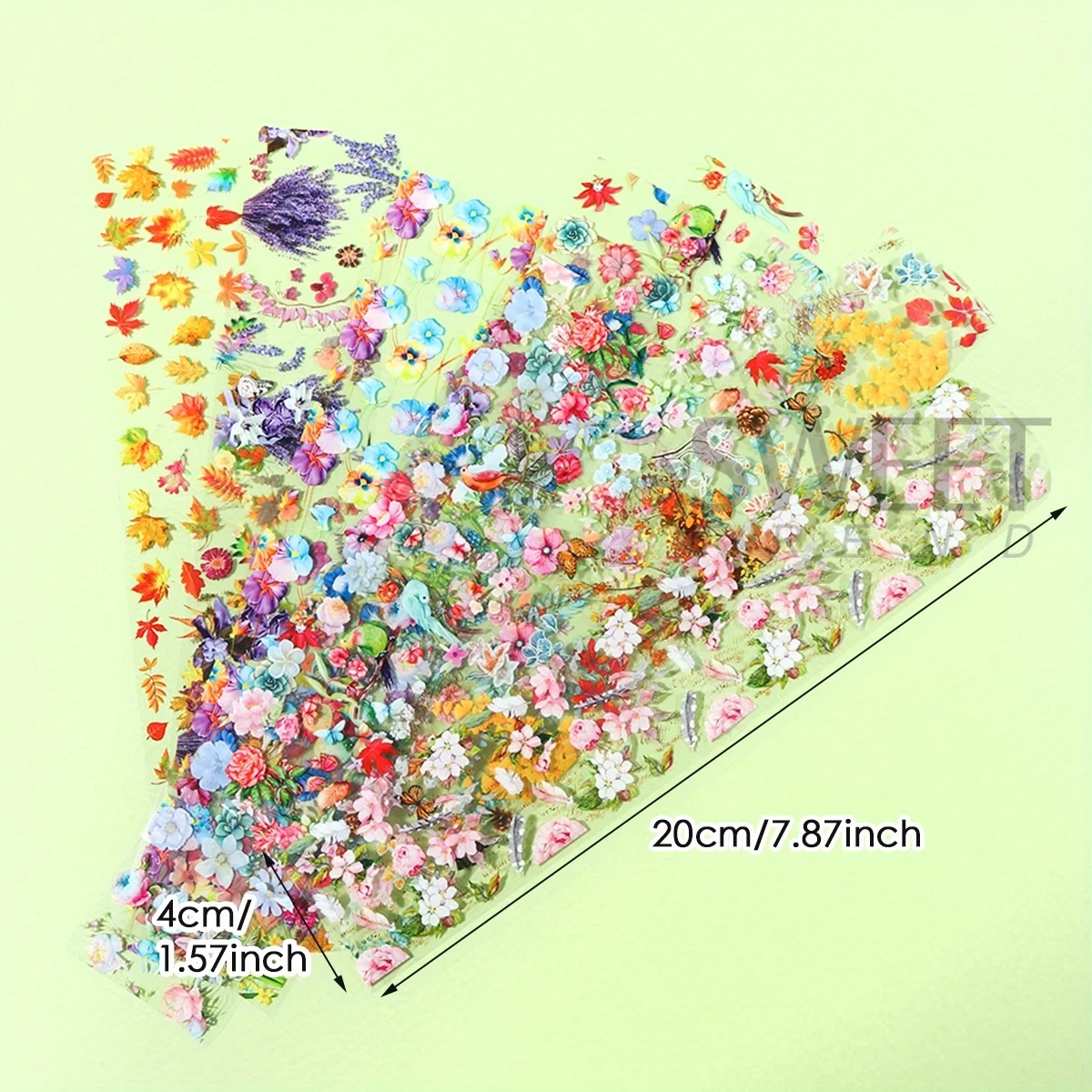 10 pezzi di fiori serie foglie lamina di trasferimento per nail art foglia d'acero mattina gloria peonia design carta farfalla manicure involucri di copertura completa