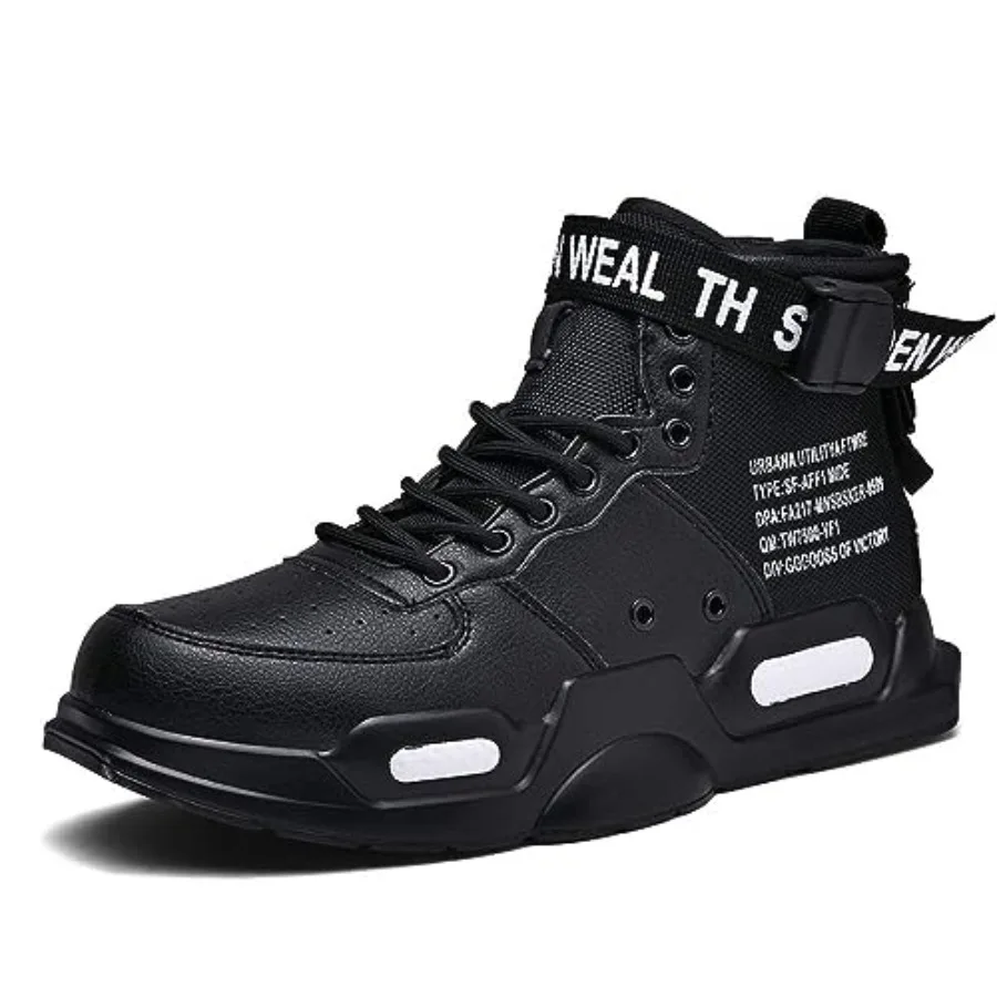 Mens Fashion Sneakers High Top - Fashion Men Vogue บทวิจารณ์และราคา