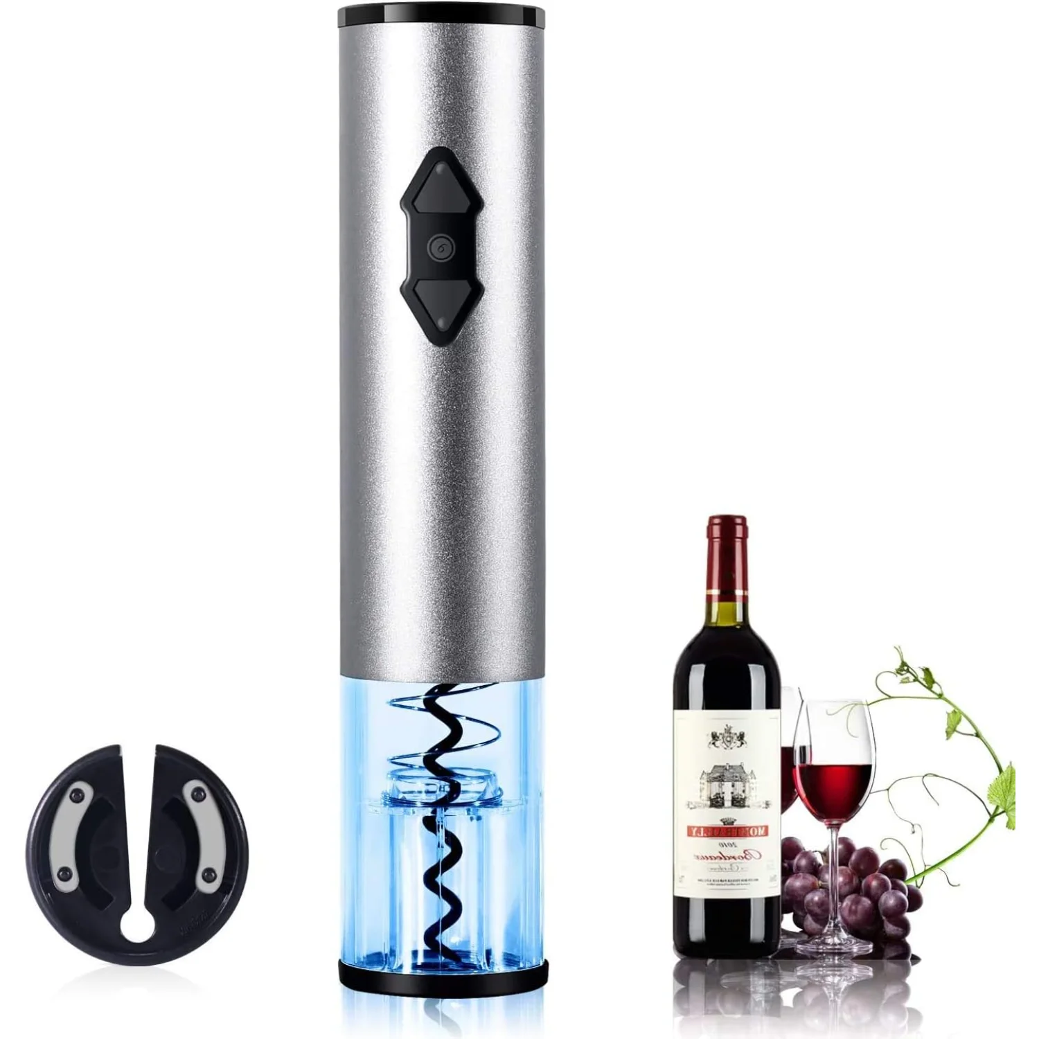 , Cordless Wine Bottle Opener  with Foil