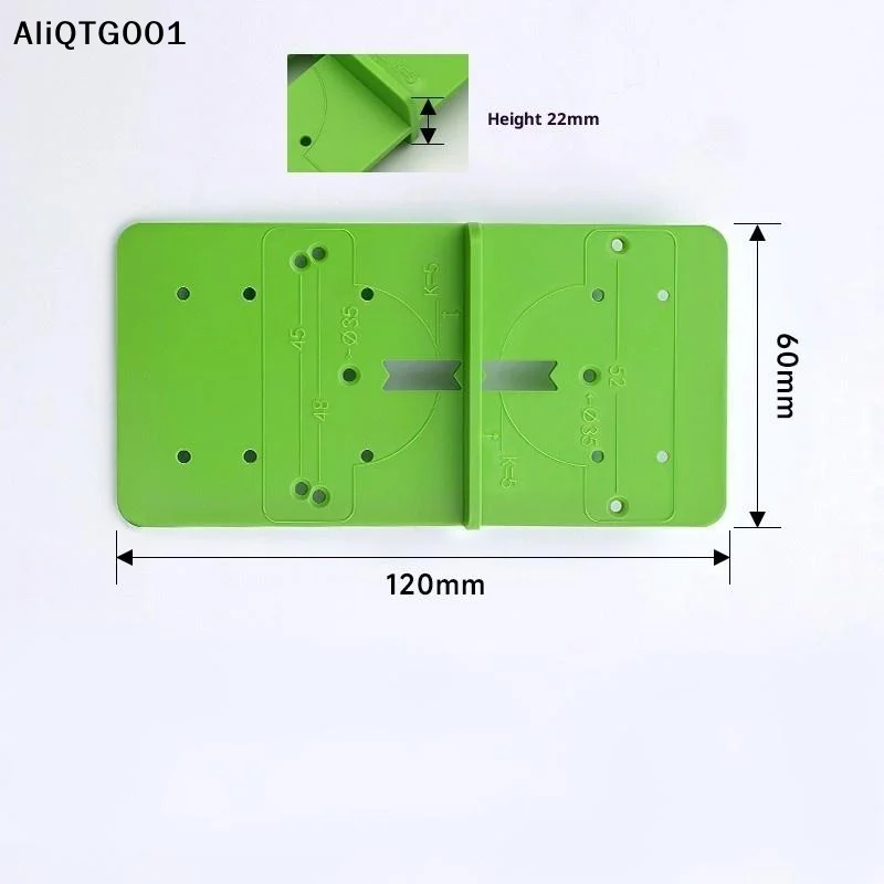 Woodworking Hinge Hole Drilling Guide Boring Jig Drill Template Locator Tool for Precise Cabinet & Furniture Making view 3