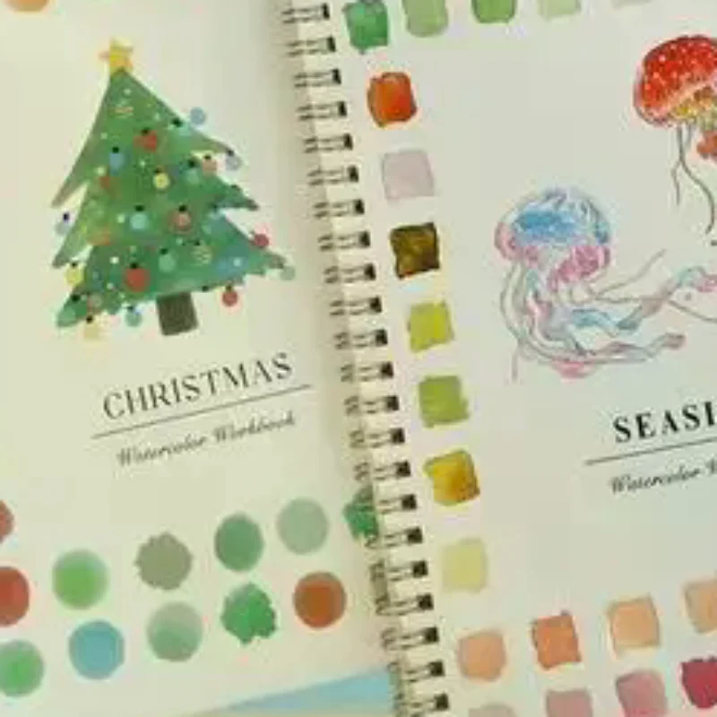 

Раскройте свой творческий потенциал с нашей книжкой-раскраской акварельными красками из 12 оттенков для начинающих.