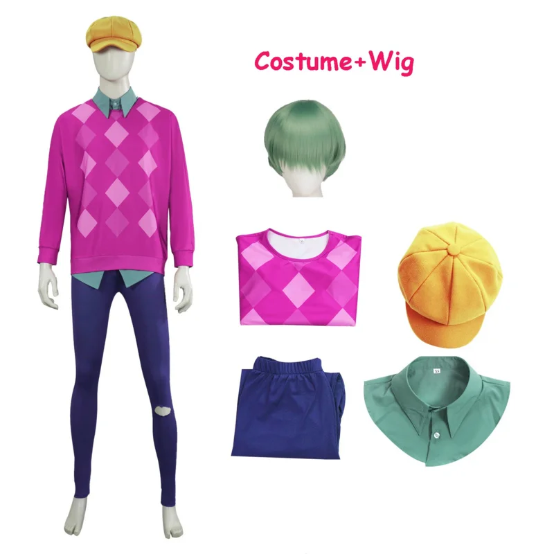 CyKpop شيطان الصيادين الطفل ساجا بنين تأثيري الاطفال زي الكبار الرجال البلوز قميص شعر مستعار قبعة الملابس مجموعة الصودا البوب هالوين كوستو