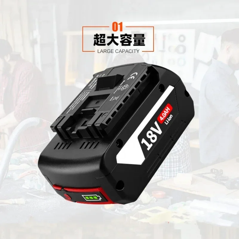 

New for Bosch 18V Battery 6.0Ah Electric Drill 18V 6000mAh Rechargeable Li-ion Battery BAT609 BAT609G BAT618 BAT618G BAT614