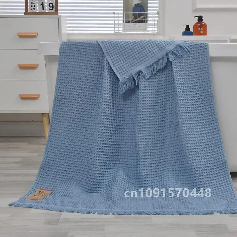 Towels Bathroom Women Waffle Bath Towel Men Large XXL 90*180 Organic Cotton for Bathroom Adults Shawl Scarf Hand Towel