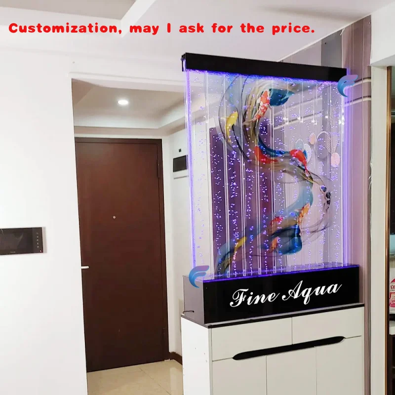 

custom.High Quality Indoor LED-Lit Acrylic Painted Picture Bubble Panel Contemporary Design Style Screens and Room Partition