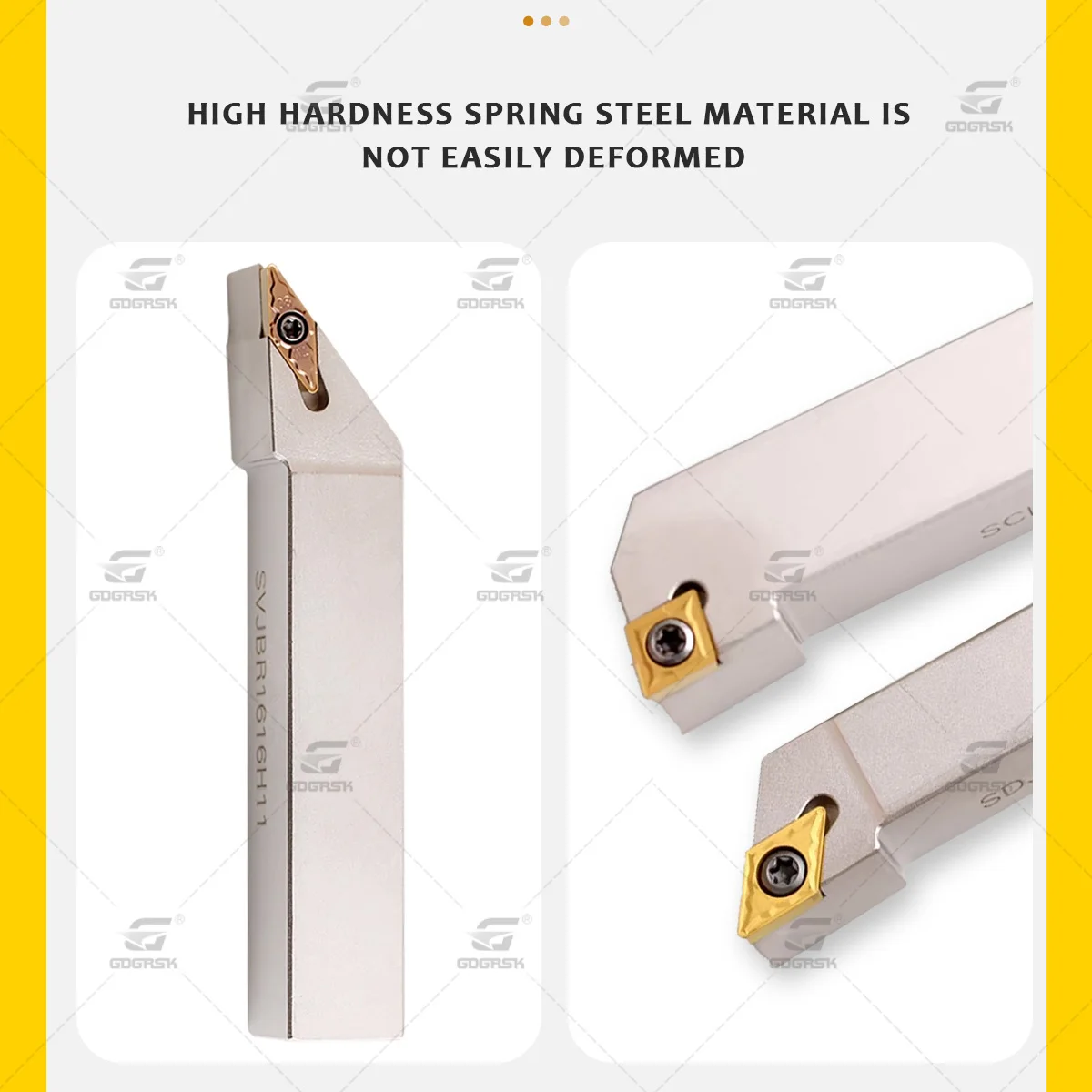 95 Degree Screw Type CNC White Tool Holder SCLCR SVJCR SDJCR1212K11 SCLCR2020K09 SVJBR1616H16 Cylindrical Tool Holder Lathe Tool