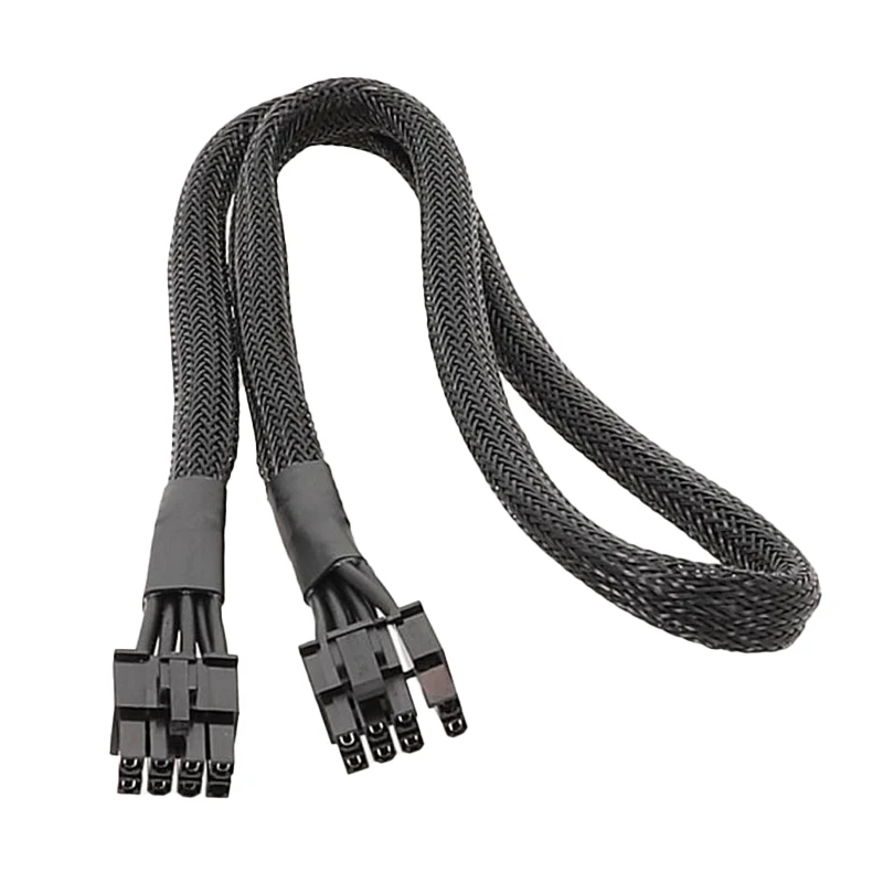 RGEEK 60cm 18AWG PCIE 8PIN To 8PIN (6+2)Pin GPU Power Supply Cable For MSI A850GL ATX3.0 A750GL ATX3.0 A850GL White ATX3.0 Cord