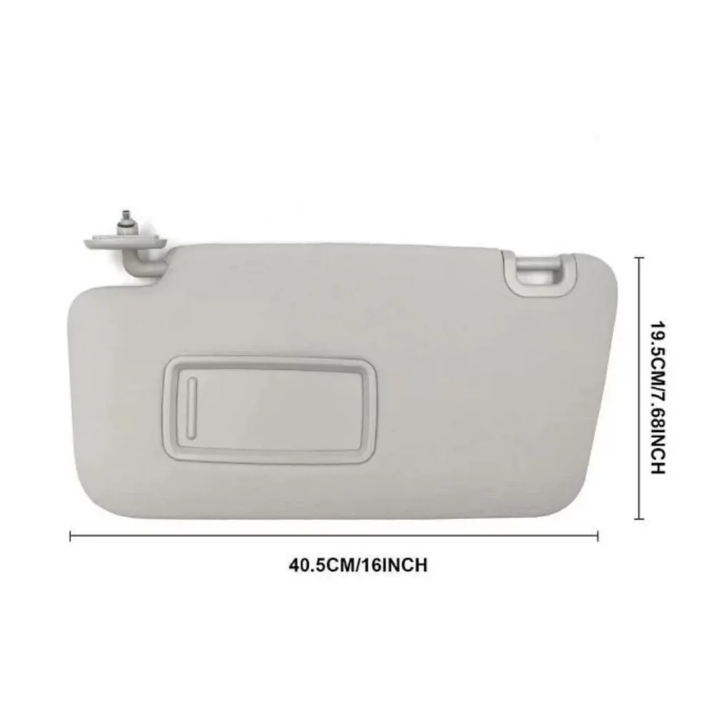 

For Subaru Forester 2009-2010-2011-2012-2013 Driver Side Sun Visor Gray with Vanity Mirror