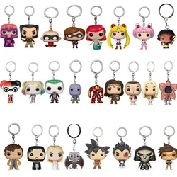 FUNKO Dumbo Stranger Toy Story 4 Captain Marvel Goose Wall-E Eva Keychain Toys Action Figure Collectible Model Dolls