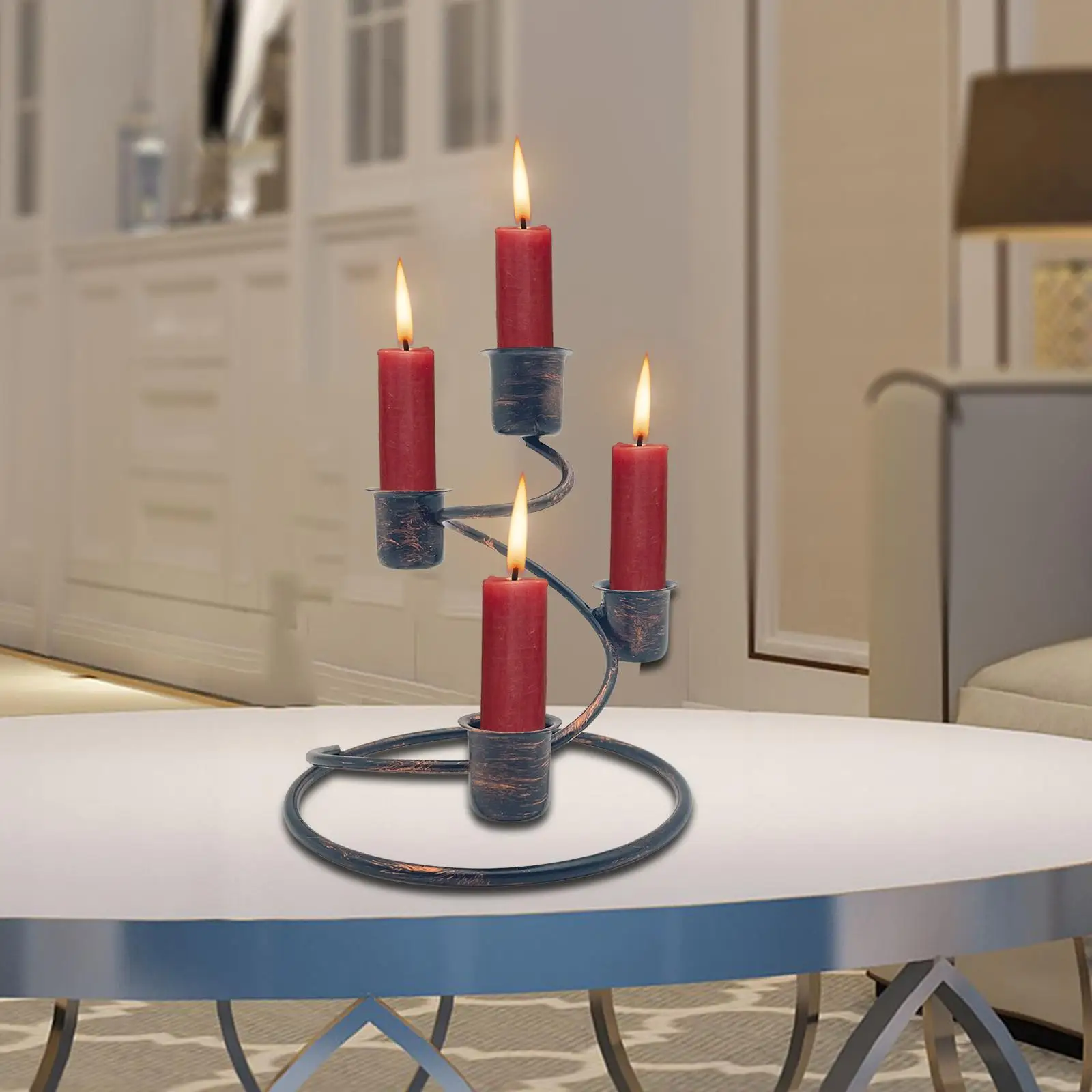 Portacandele candeliere Desktop artigianato Display candele Tealight candelabri per Festival