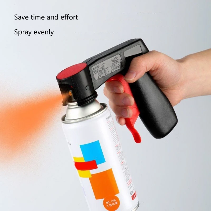 2025 New Aerosol Sprays Paint Can Guns Handle Ergonomic Designs with Full Grip Triggers