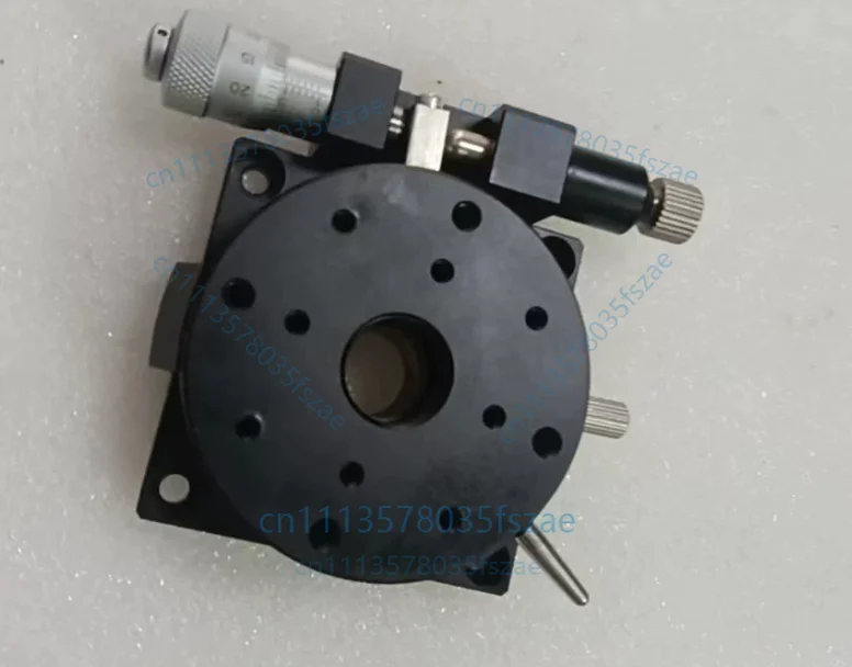 1pcs r-axis manual rotate platform hrsp60-l, table 60mm, mounting hole distance 50x50 Accessories
