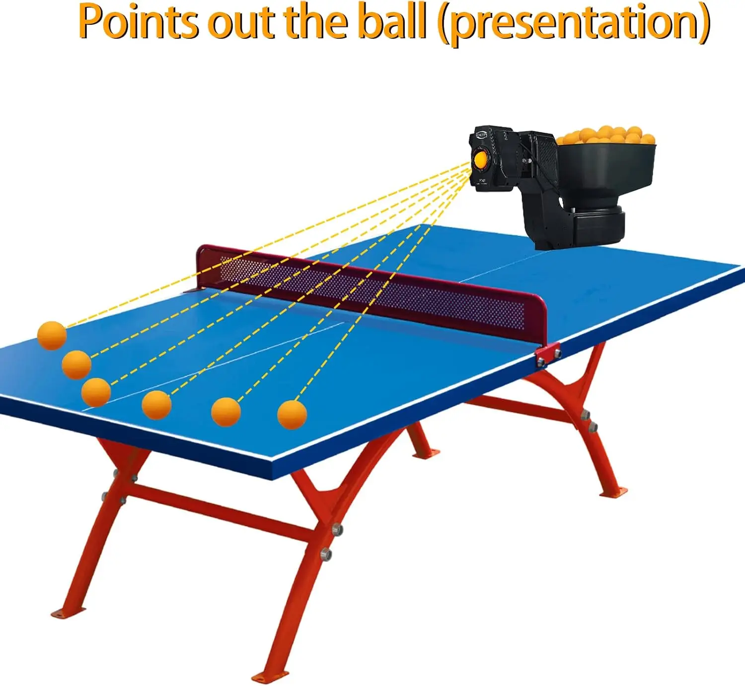 Máquina automática de Ping Pong para entrenamiento, tenis de mesa, actualización de Ping Pong