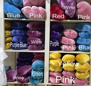 Peri Rumah Mewah Dekorasi Shell Bantal Putri Fantastis Beludru Bantal Sea Shell Dekorasi Rumah Tempat Tidur Sofa Bantal Dekorasi Hadiah 10 bantal cangkang penjualan terbaik - №