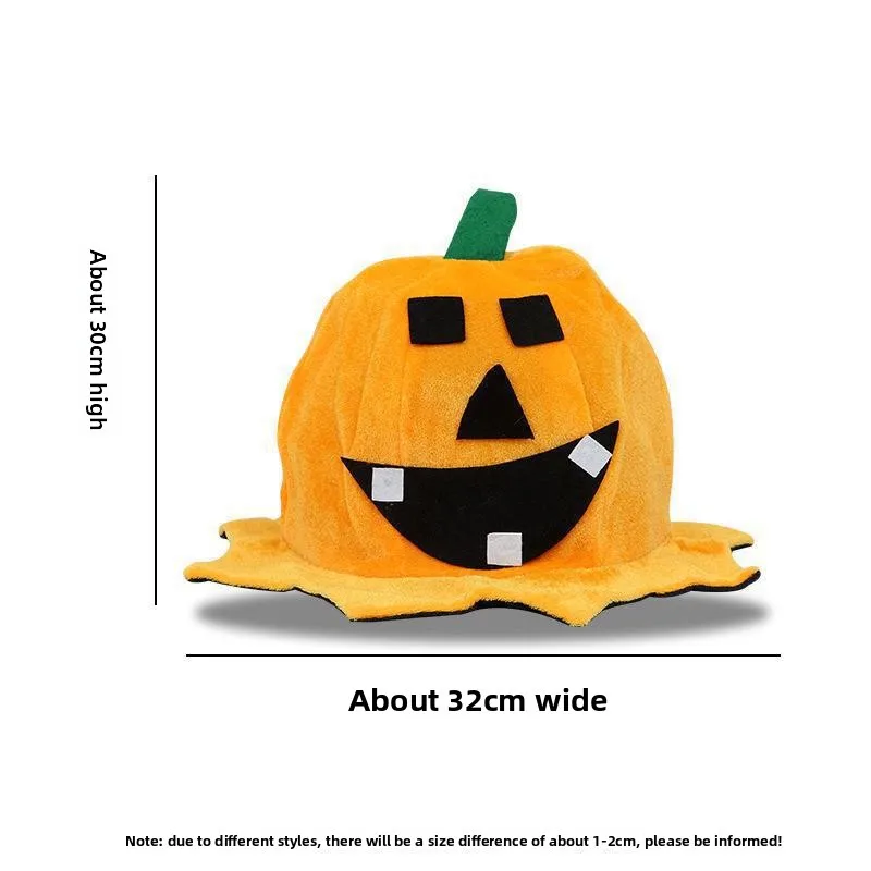 ハロウィン帽子子供用小道具パフォーマンス衣装大人の魔女カボチャ魔女帽子魔女の装飾