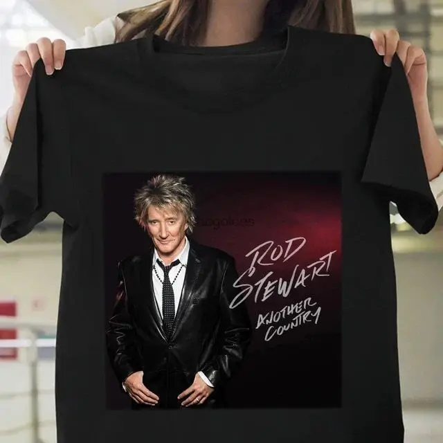 Rod Stewart Another Country 2015 Retro Vintage Black T-Shirt Gift Fans S-3XL