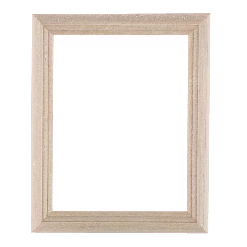 1/12 Dollhouse Miniature Wooden Photo Frame, Model Toys Furniture Accessories