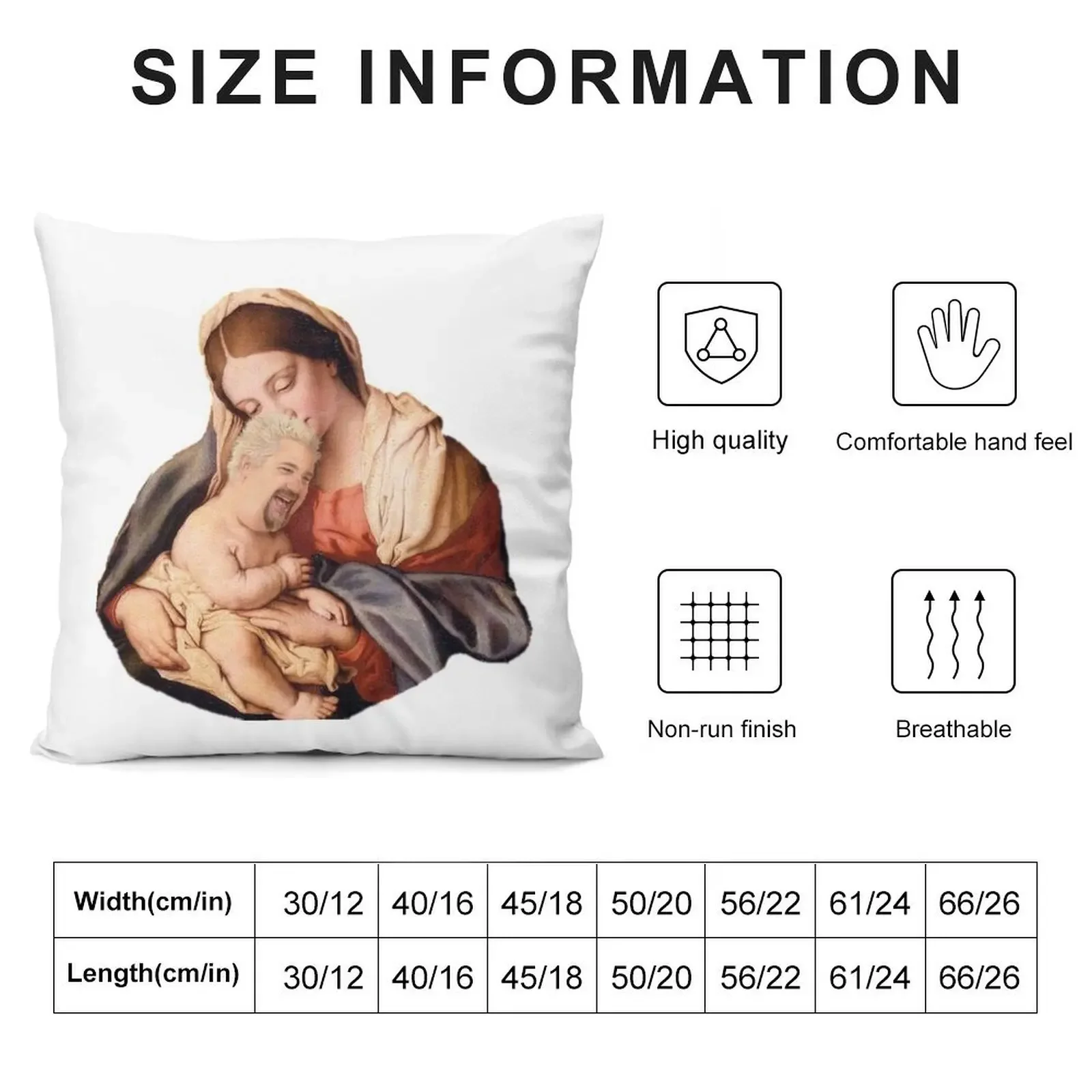 Our Lord and Savior Guy Fieri Throw Pillow Decorative Cushions Sofa Covers Christmas Cushion For Home pillow