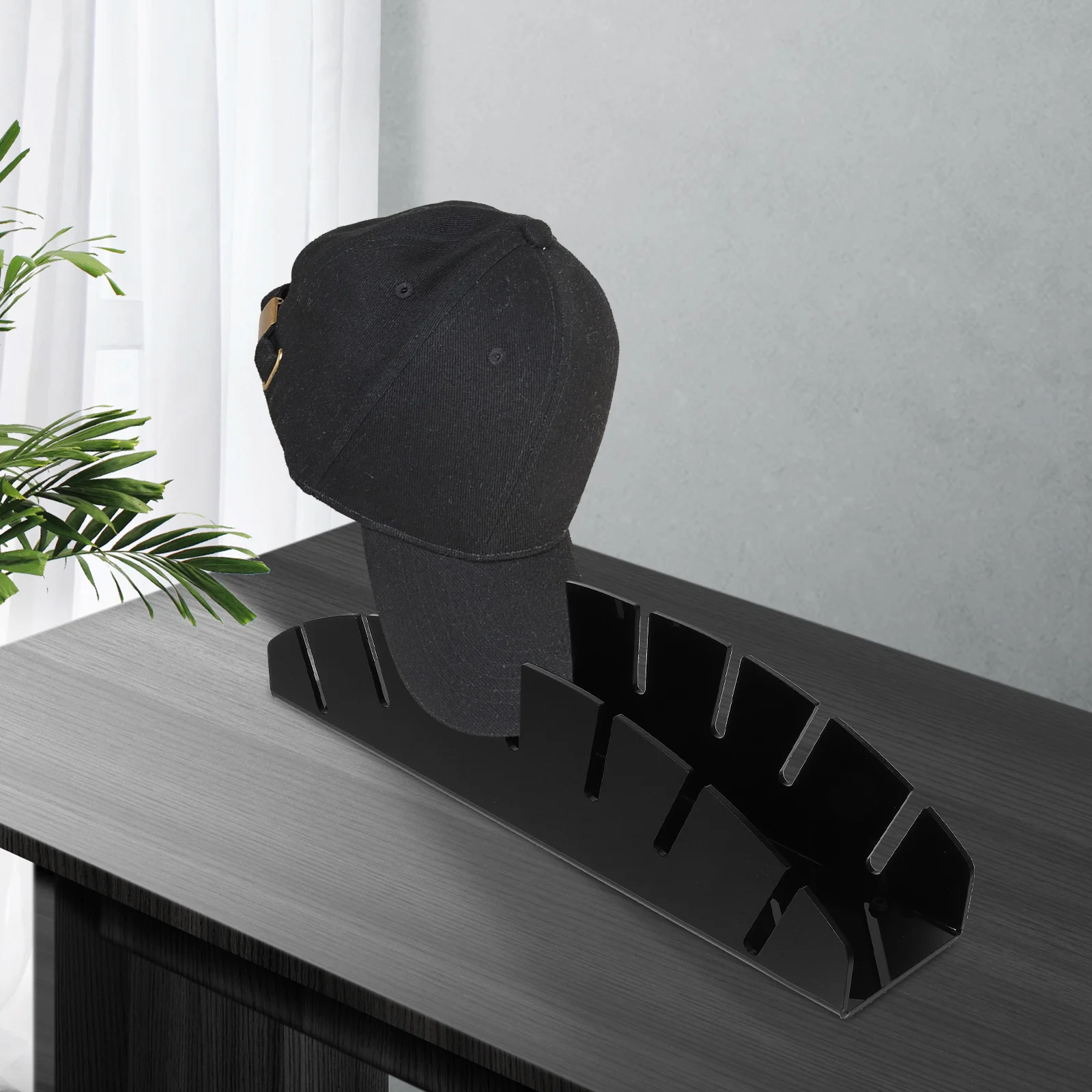 

Hat Display Holder Acrylic Vintage Style Compact Hat Stand for Desktop Home Store Caps Storage Holder Cap Stand