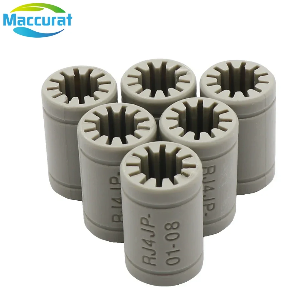 1/5/10 Pcs Plastic RJ4JP-01-08 Lgus Drylin Solid Polymer LM8UU 8mm Shaft Linear Bearing For Anet A8 Prusa i3 3d Printer Parts