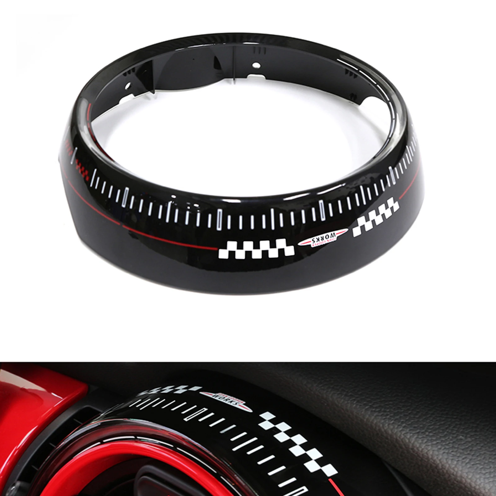 Car Central Control Screen Instrument Panel Frame Cover Housing Trim Decoration For MINI Cooper One JCW F55 F56 Auto Accessories