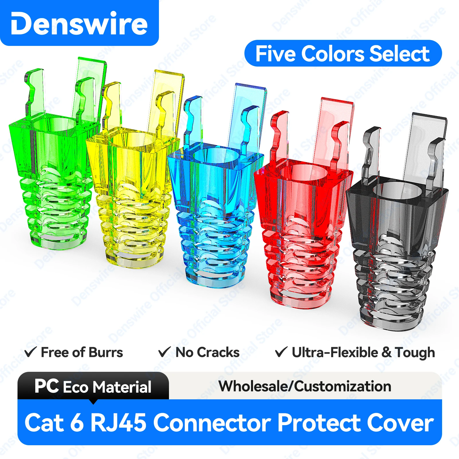 Denswire Cat5E Cat5 CAT6A CAT6 RJ45 Ethernet Network Cable R