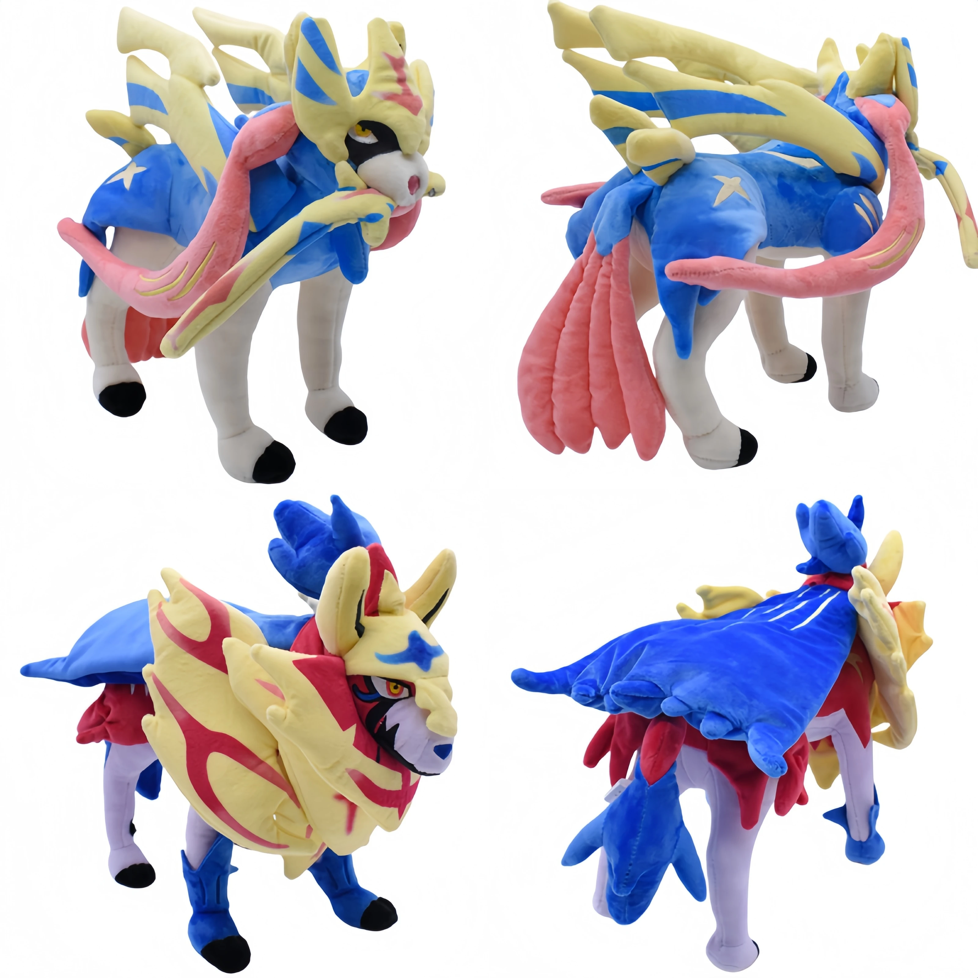 

Pokemon Pikachu Peluche Sword & Shield плюшевые игрушки Zacian Zamazenta Dauntless Shield Intrepid Sword мягкая кукла Рождественский подарок