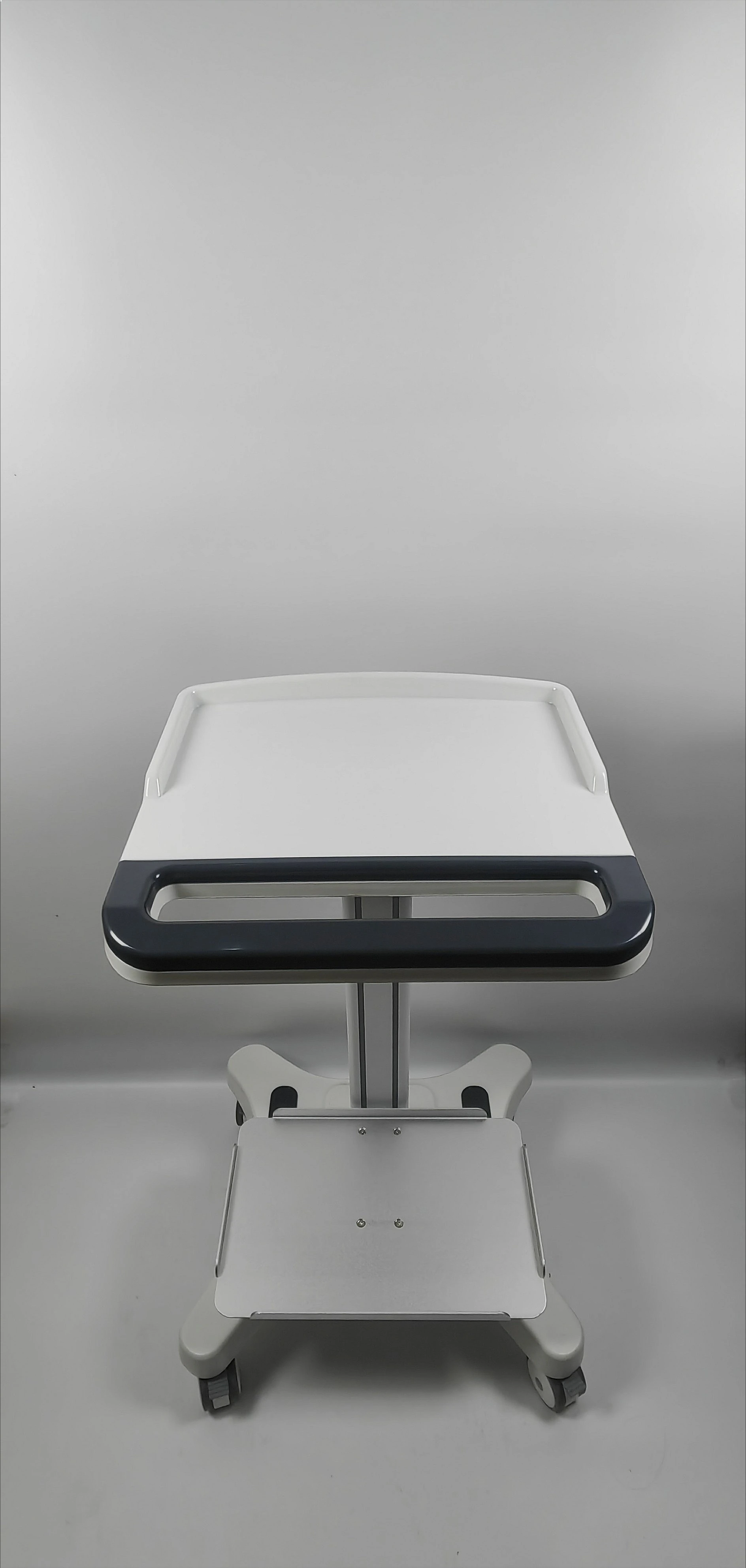 Medical Ward Rounds Laptop Trolley, Mobile Cart for Dentals Intraoral Scanner, Simple Mobile Office Work Cart