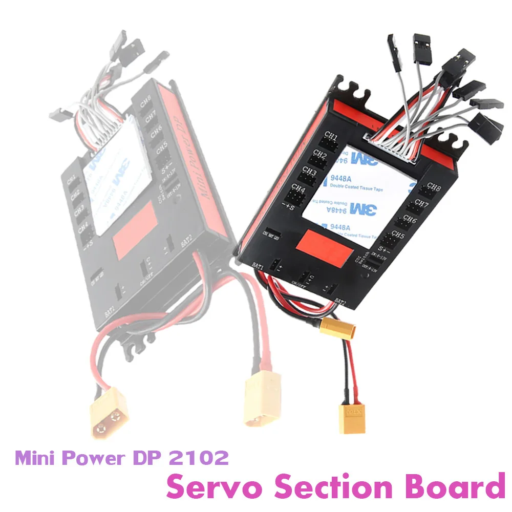 New Power Mini 2102 # DP servo segmented board integrated with CDI remote cut-off fixed wing aircraft servo power distributor