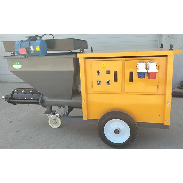 Wall Putty Gypsum Plaster Spraying Machine High Pressure Cement Mortar Plaster Machine