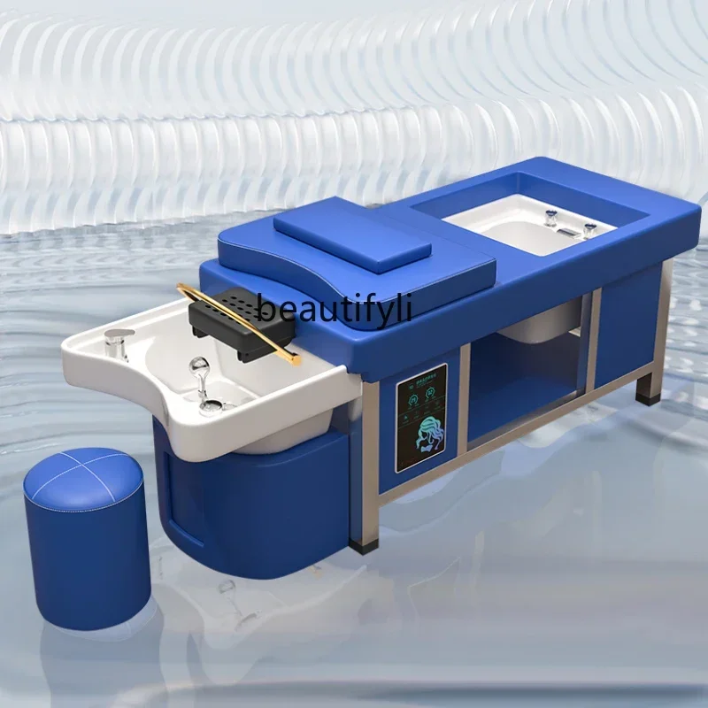 

X Head therapy integrated bed Thai massage beauty constant temperature water circulation fumigation head therapy foot bath bed