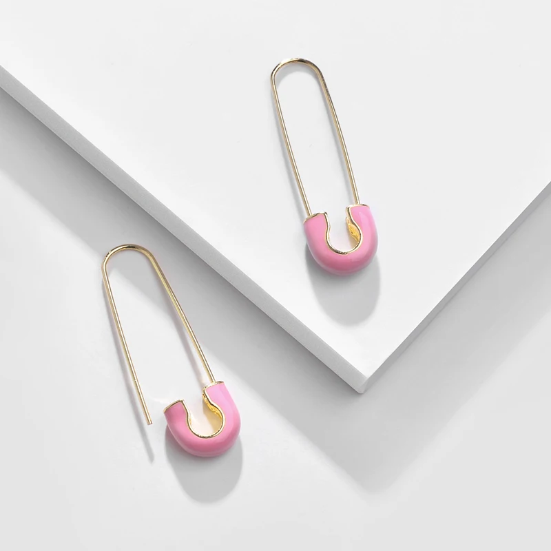 Luxuriöse Geometrische 925 Sterling Silber Ohrstecker Rosa Serie Zirkon Anhänger Creolen Süße Modische Hochzeitsschmuck Geschenke – Detail 12
