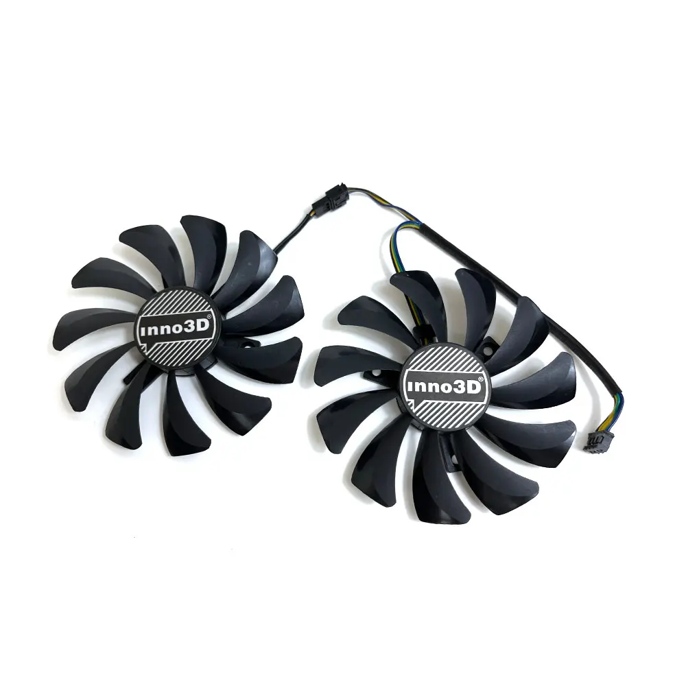 2FANS/SET 85MM 4PIN INNO3D GTX 1060 6GB X2 Video card cooling fan，For INNO3D GTX 1060 3GB X2 Video card cooling fan