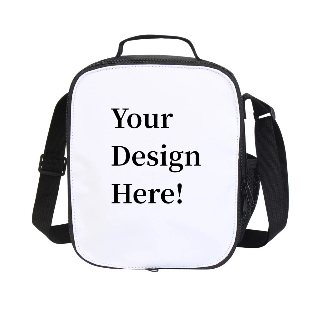 

Custom Crossbody&Tote Lunch Bag Student Kids Portable Insulate Warm Tote&Shoulder Bags Print Your Logo Name For Creative Gift