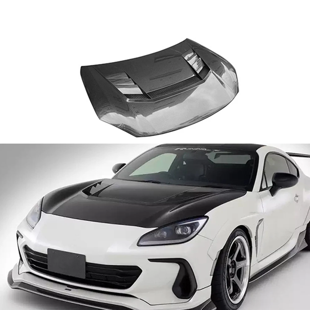 

Carbon Fiber Front Front Engine Hood Bonnet Vented For Toyota GR86 Subaru BRZ 2021-2023