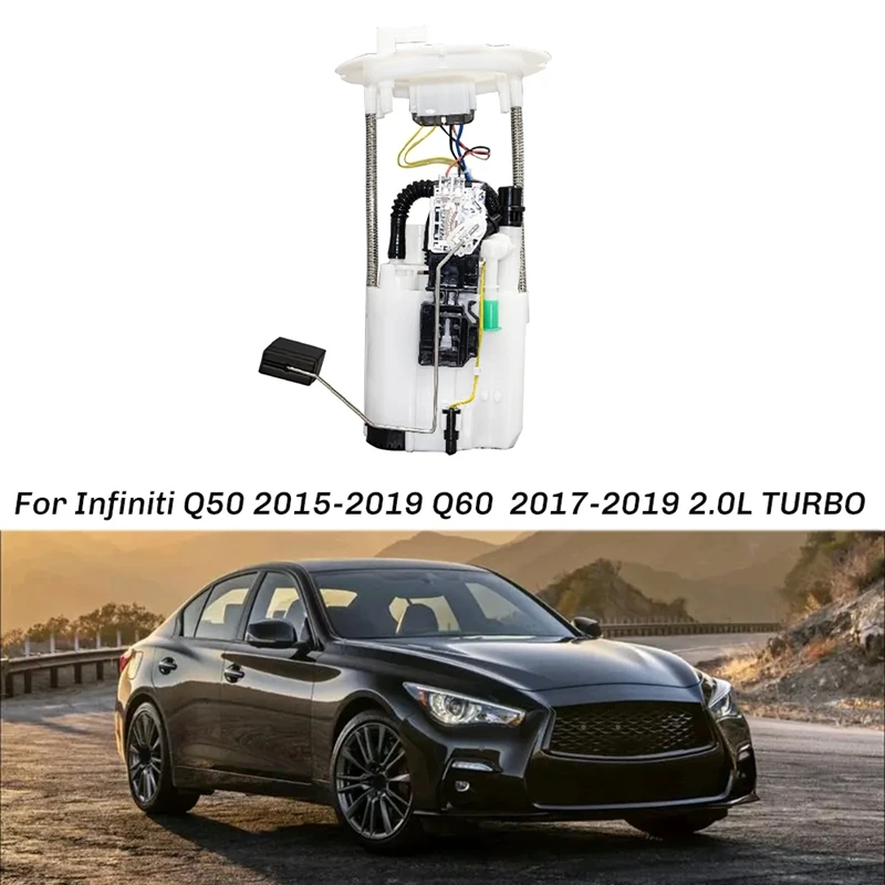 17040-6HA0A 170406 HA0A Kraftstoffpumpenbaugruppe für Infiniti Q50 2015–2019 Q60 2017–2019 2.0L TURBO